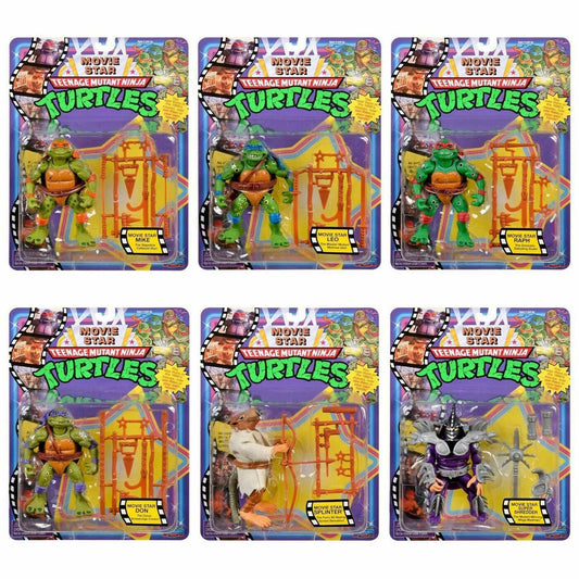 Playmates TMNT II The Secret of The Ooze Retro 6 Pack 2do Pago