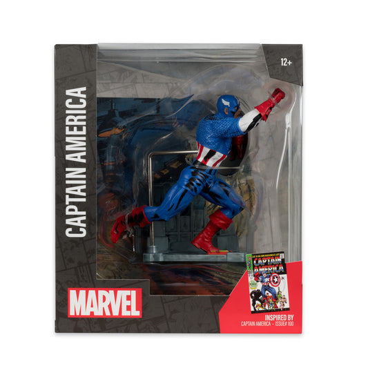 McFarlane Toys - Marvel Captain America 1:10 (Captain America #100) 2do Pago