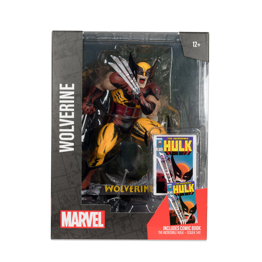 McFarlane Toys - Marvel Wolverine 1:6th Posed Figure (The Incredible Hulk #340)