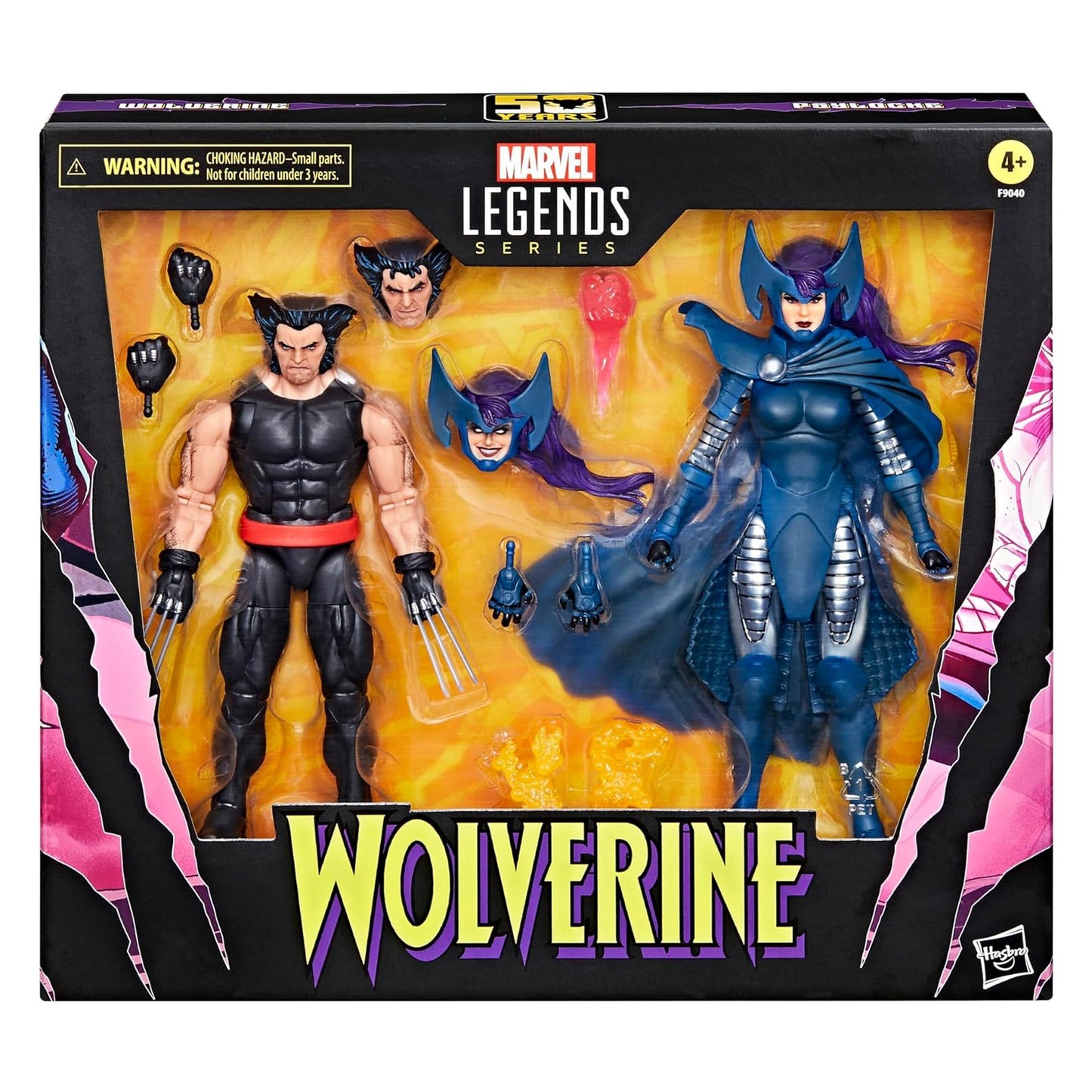 Marvel Legends Psylocke & Wolverine 2 Pack 2do Pago