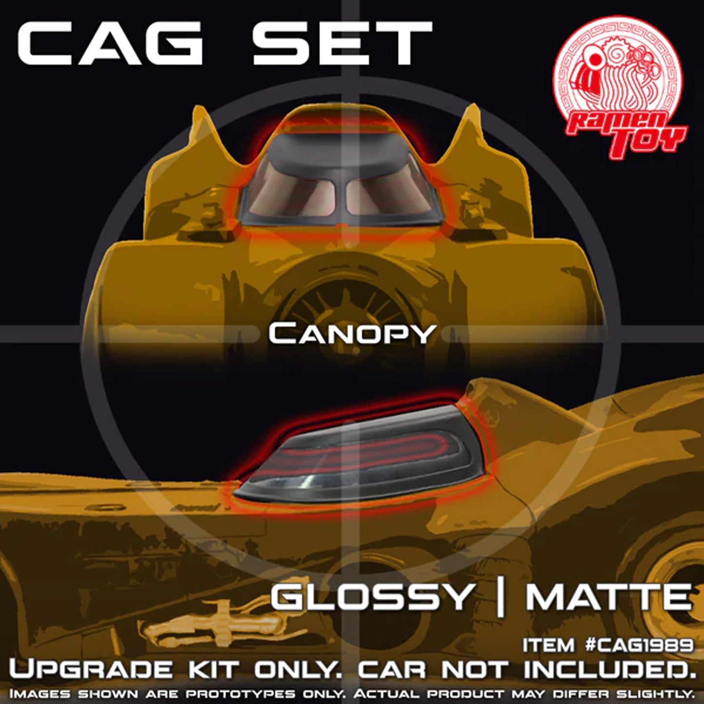 Ramen Toys Batmobile Upgrade Kit Glossy 2do Pago