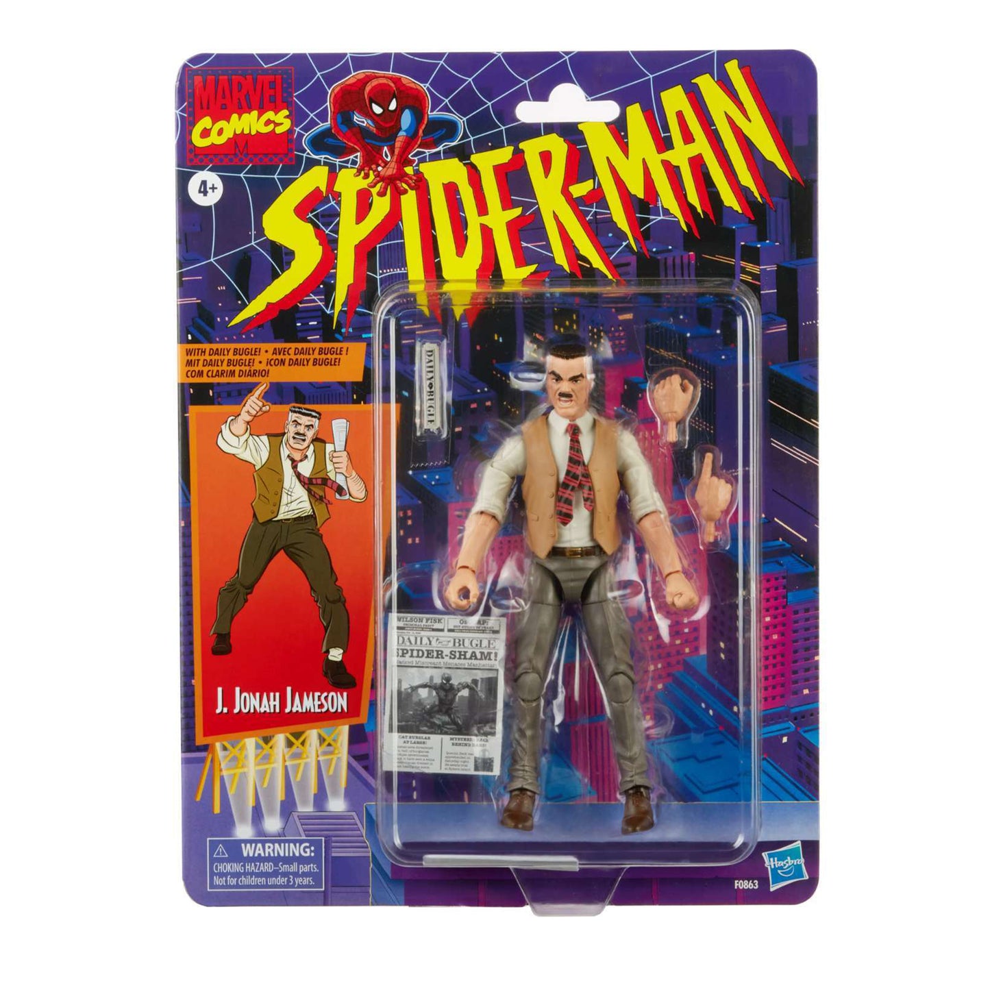 Marvel Legends Retro J.J. Jameson EXCLUSIVA LIQUIDACION