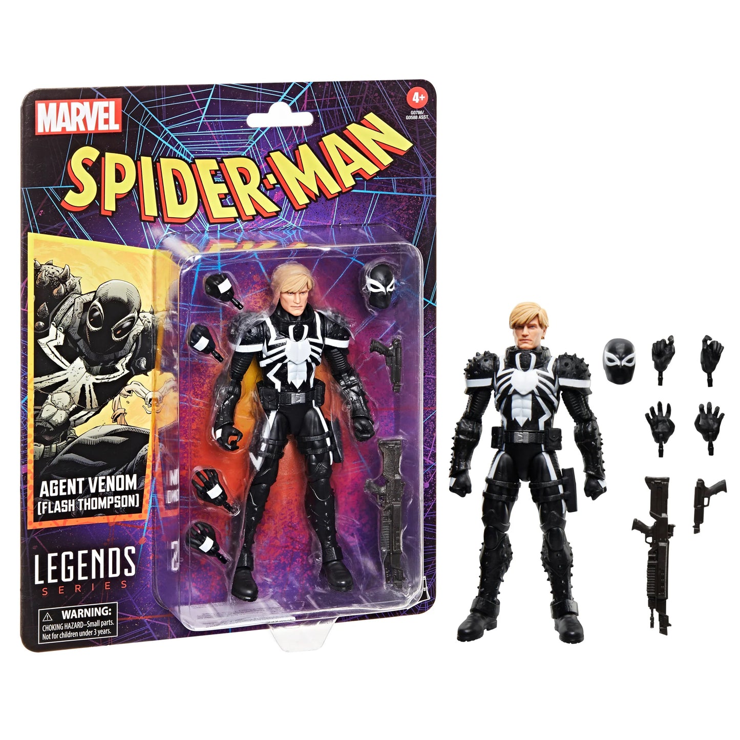 Marvel Legends Retro Agent Venom (Flash Thompson)