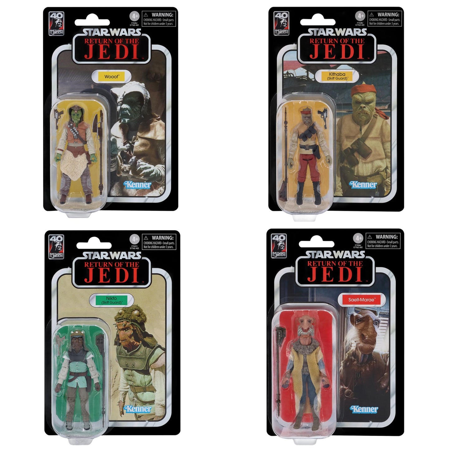 Star Wars The Vintage Collection Wave 14 (Wooof/Kithaba/Saelt/Nikto) ENVIO