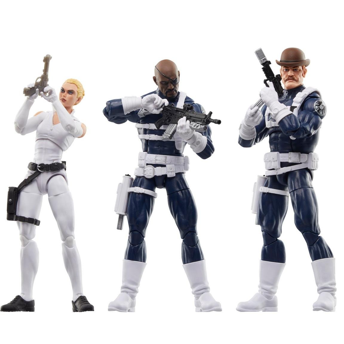 Marvel Legends Nick Fury Jr., Sharon Carter, Dum Dum Dugan 3 Pack 2do Pago