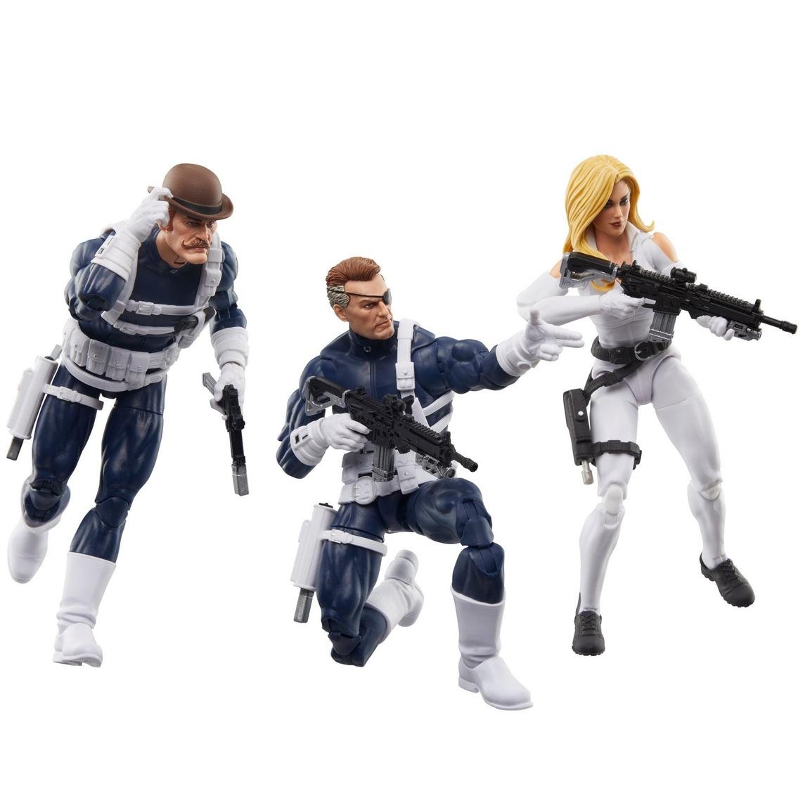 Marvel Legends Nick Fury Jr., Sharon Carter, Dum Dum Dugan 3 Pack