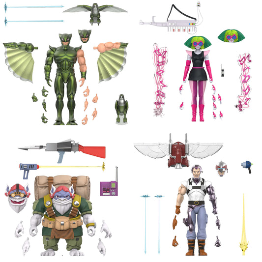Super7 Silverhawks Ultimates Wave 7 (Flashback/Hardware/Melodia/Condor)