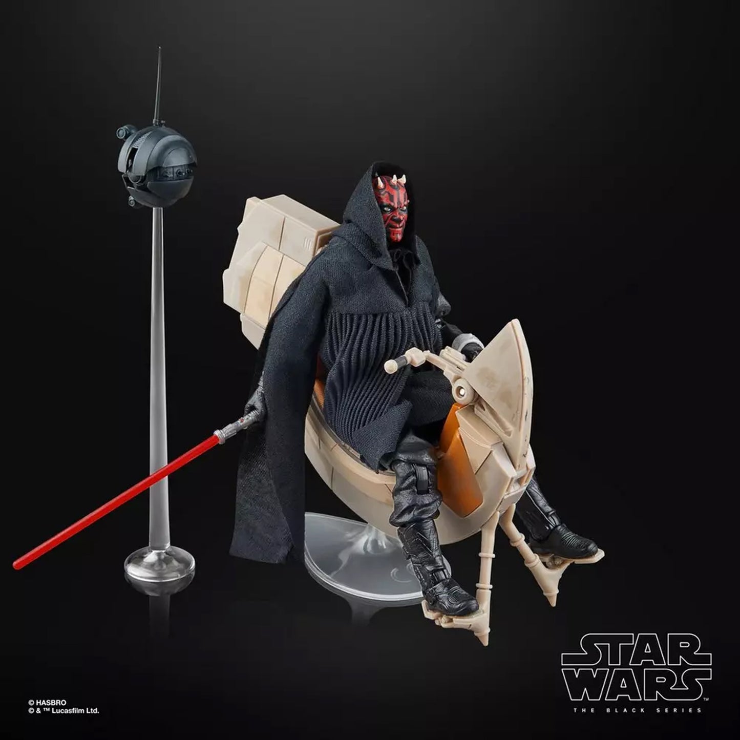 Star Wars The Black Series Darth Maul & Sith Speeder (SDCC24)