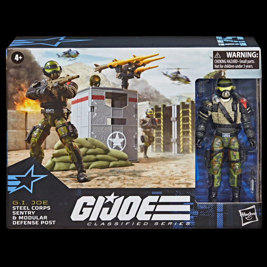 G.I. Joe Classified Series #175 Steel Corps Sentry & Modular Defense Post EXCLUSIVA