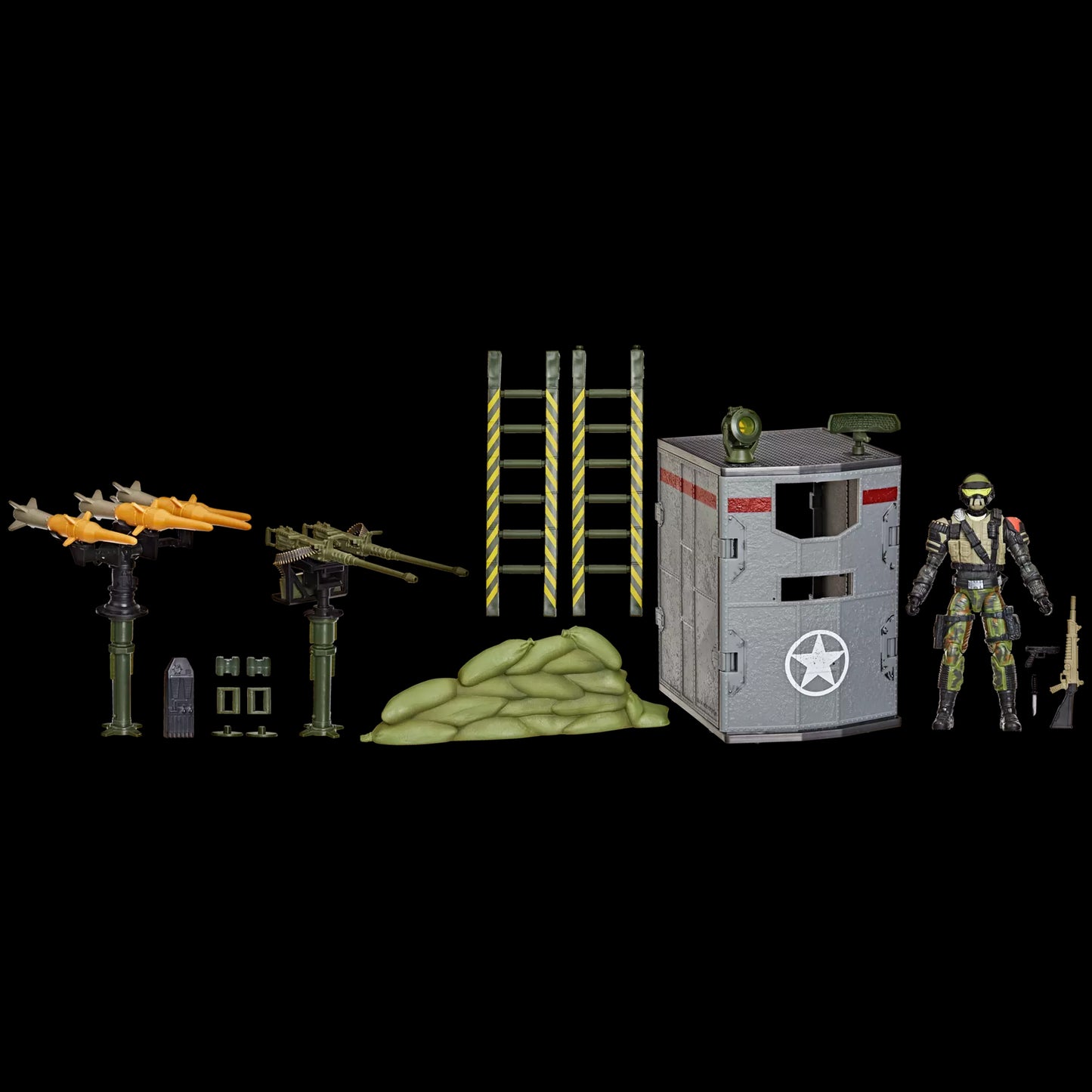 G.I. Joe Classified Series #175 Steel Corps Sentry & Modular Defense Post EXCLUSIVA