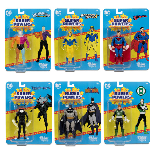 DC Super Powers Wave 8 (Metamorpho/Black Manta/Guy Gardner/Booster Gold/Batman (The Dark Knight Returns)/Superman Fleischer Variant)