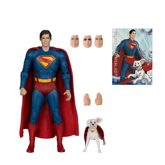 DC Multiverse Deluxe Theatrical Edition Superman w Krypto (Movie)