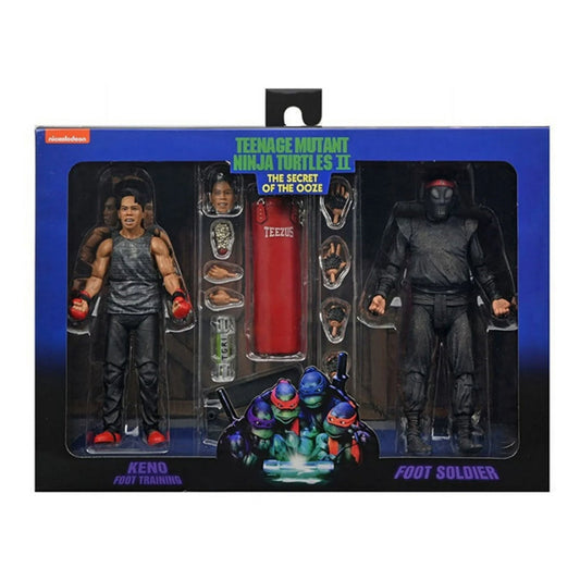 NECA TMNT 2: Secret of the Ooze - Foot Training Keno & Ooze Foot Soldier 2do Pago