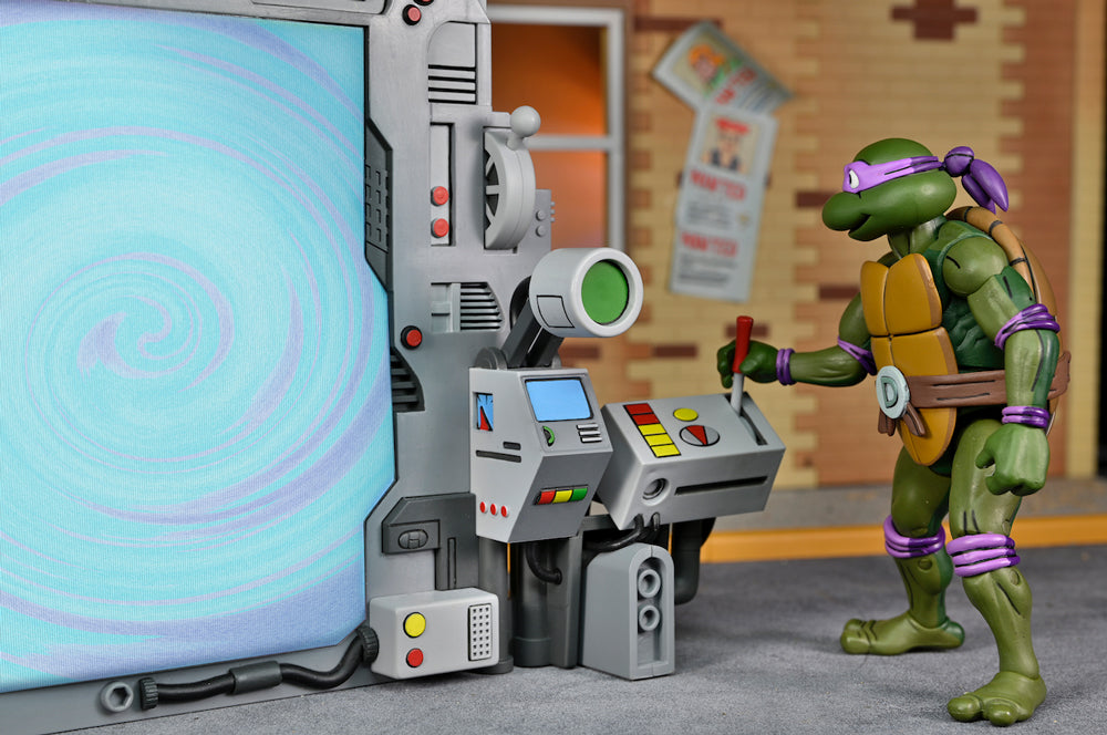 NECA TMNT Cartoon Donatello's Portal Generator EXCLUSIVA