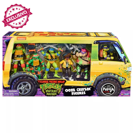 TMNT Mutant Mayhem Ooze Cruisin 6 Pack 2do Pago