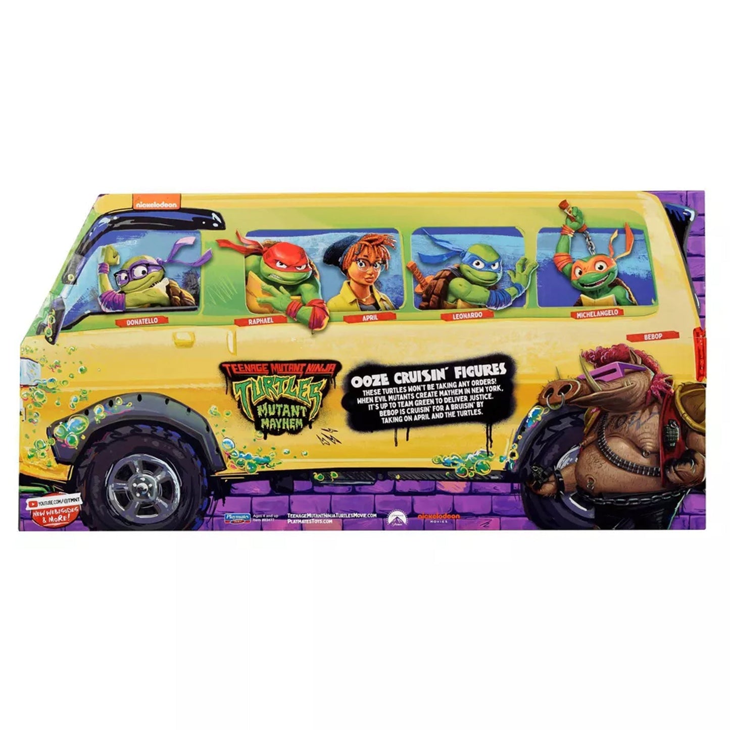 TMNT Mutant Mayhem Ooze Cruisin 6 Pack 2do Pago