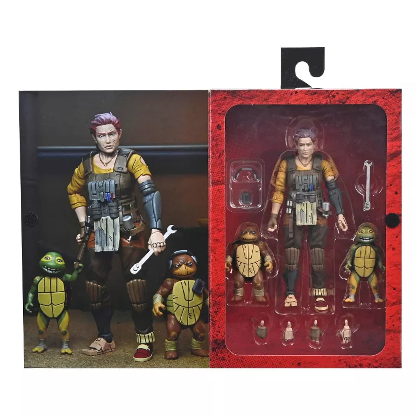 NECA Teenage Mutant Ninja Turtles The Last Ronin Grammy April con Yi & Moja