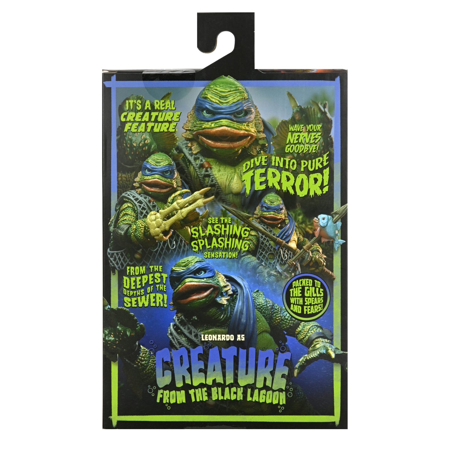 NECA TMNT x Universal Monsters Ultimate Leonardo As The Creature 2do Pago