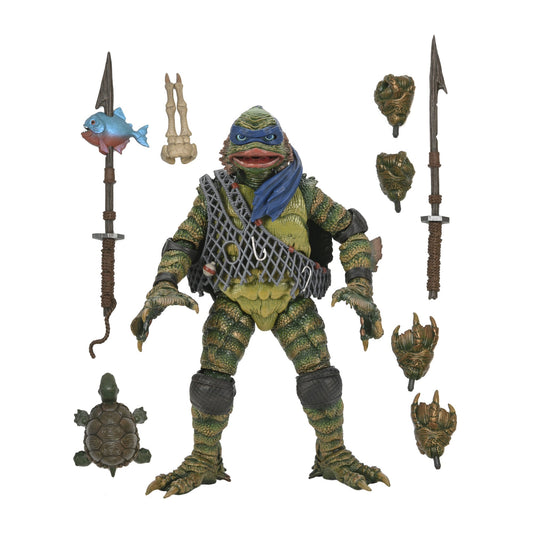 NECA TMNT x Universal Monsters Ultimate Leonardo As The Creature 2do Pago