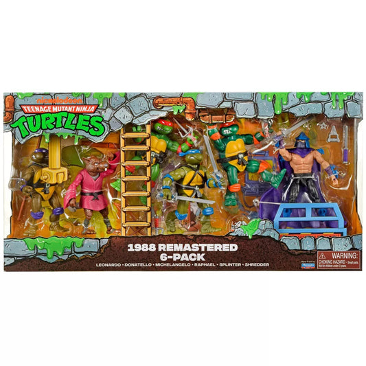 Teenage Mutant Ninja Turtles Classic Remastered 6 Pack EXCLUSIVA