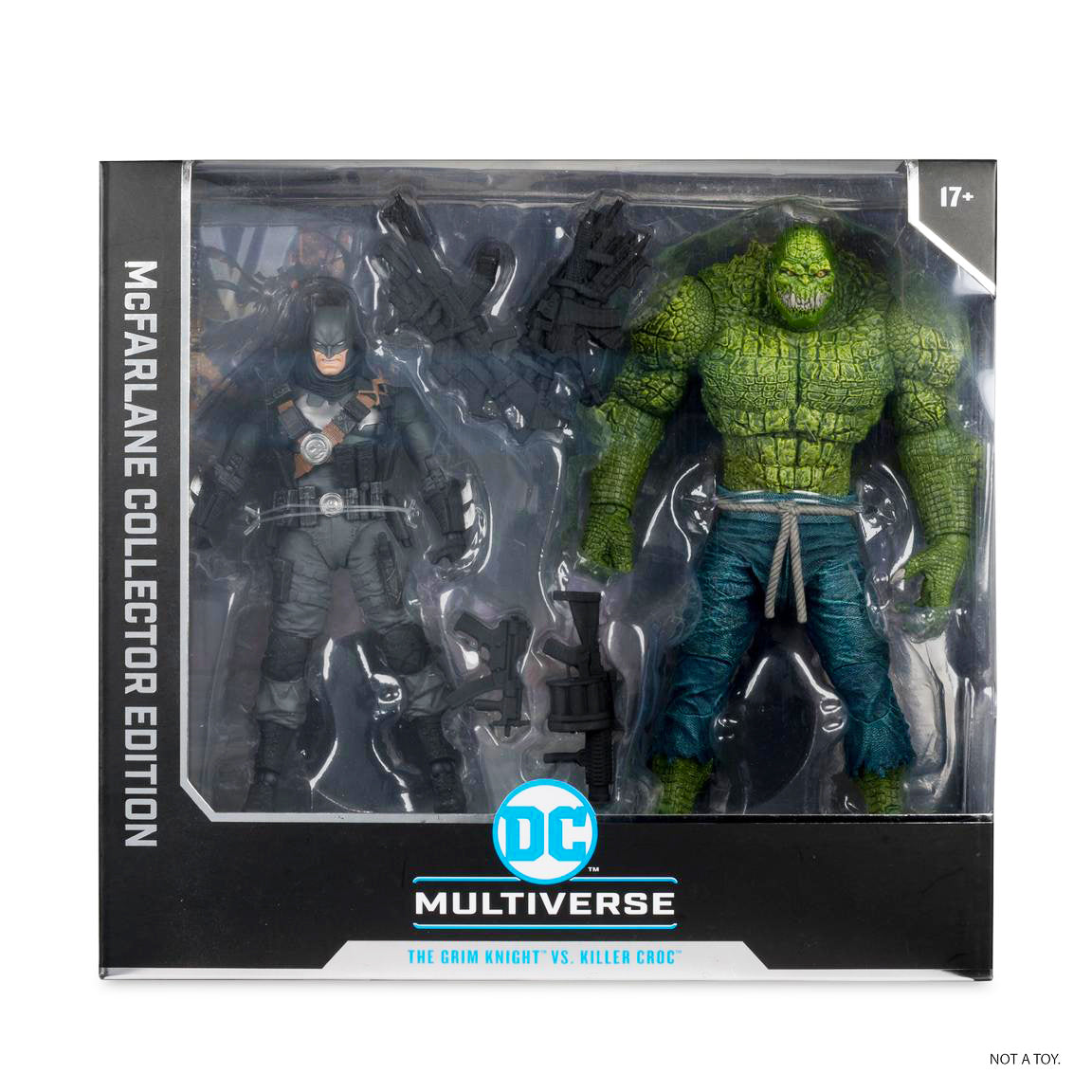 DC Multiverse The Grim Knight vs Killer Croc Exclusiva 2do Pago