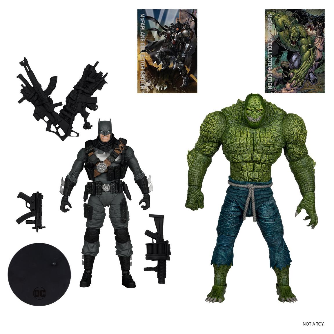DC Multiverse The Grim Knight vs Killer Croc Exclusiva 2do Pago