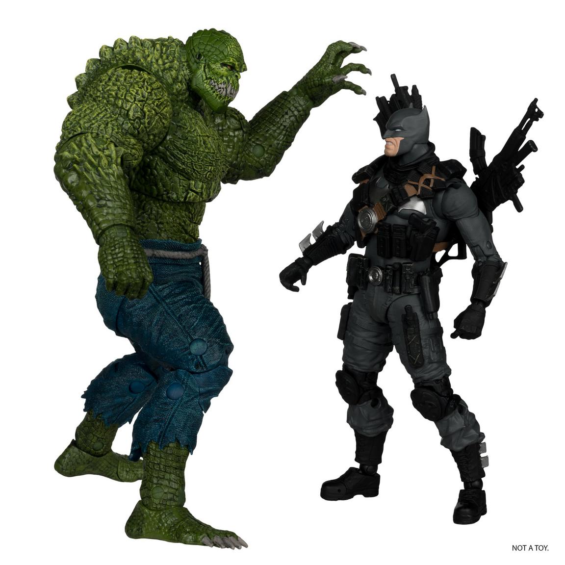DC Multiverse The Grim Knight vs Killer Croc Exclusiva 2do Pago