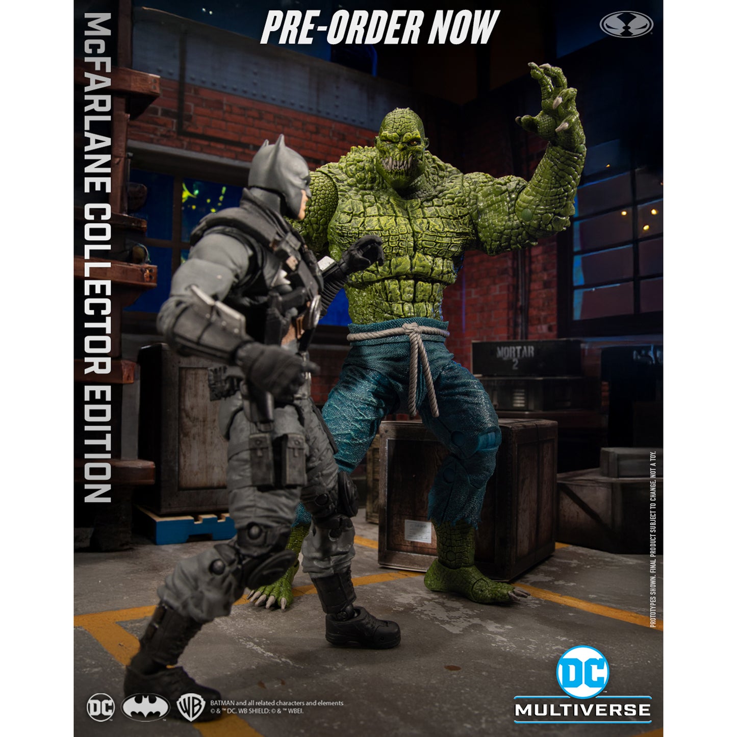 DC Multiverse The Grim Knight vs Killer Croc Exclusiva 2do Pago