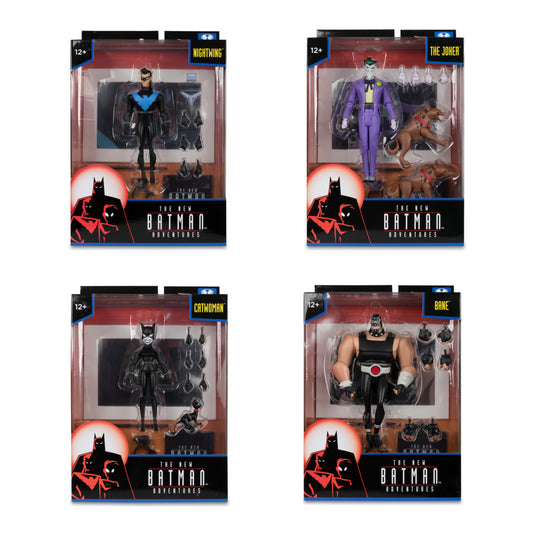 McFarlane Toys - The New Batman Adventures Wave 2 (Nightwing/Catwoman/Joker/Bane)