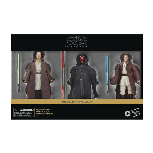 Star Wars The Black Series The Phantom Menace 3 Pack EXCLUSIVA