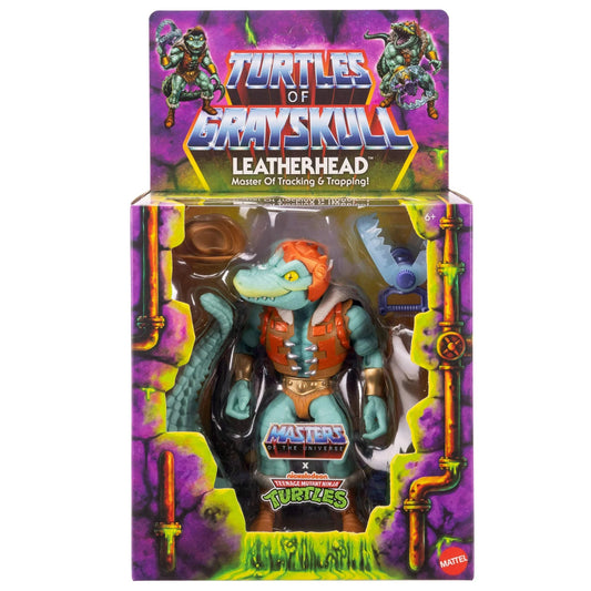 Masters of The Universe Turtles of Grayskull Leatherhead EXCLUSIVA 2do Pago