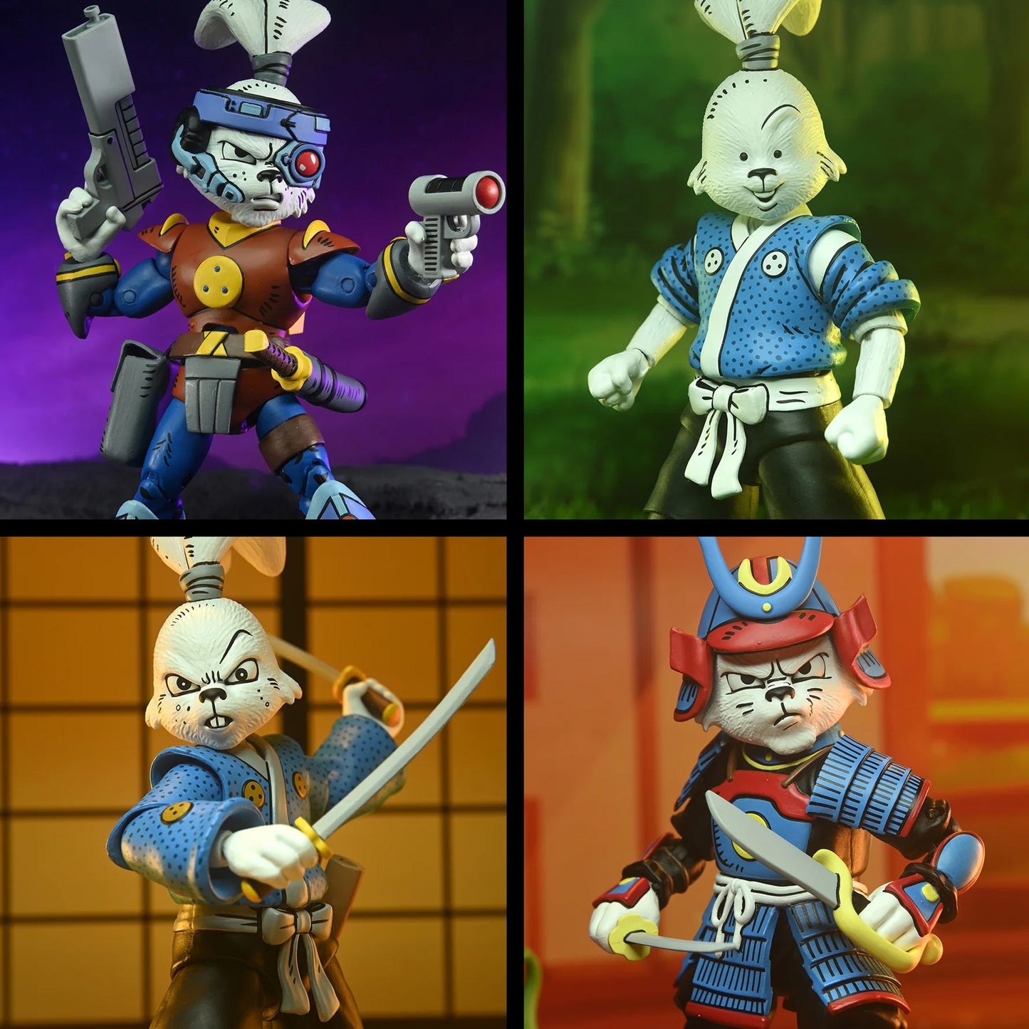 NECA Usagi Yojimbo 4 Pack (Year of The Rabbit) 2do Pago