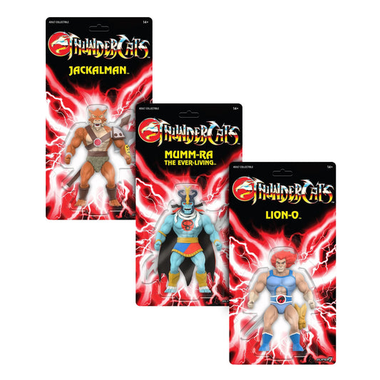 Super7 Thundercats Vintage Wave 1 (Lion-o/Jackalman/Mumm-Ra)