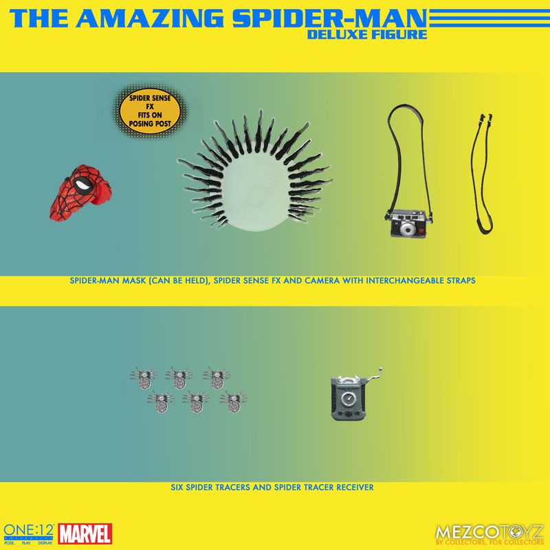 Mezco One:12 Amazing Spiderman Deluxe 2do Pago