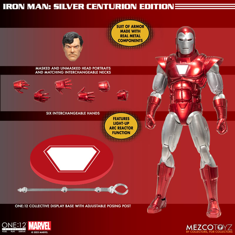 Mezco One:12 Silver Centurion
