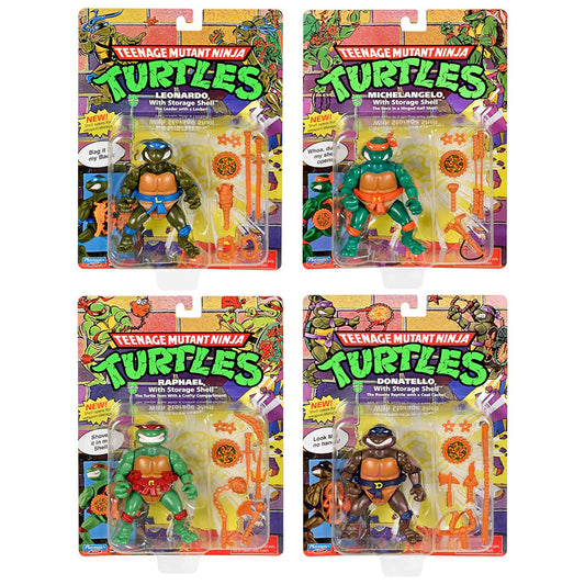 Teenage Mutant Ninja Turtles: Classic 4" Turtles 4-Pack (Storage Shell) 2do Pago