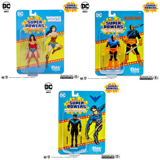 DC Super Powers Wave 3 (Wonder Woman/Nightwing/Deathstroke) 2do Pago