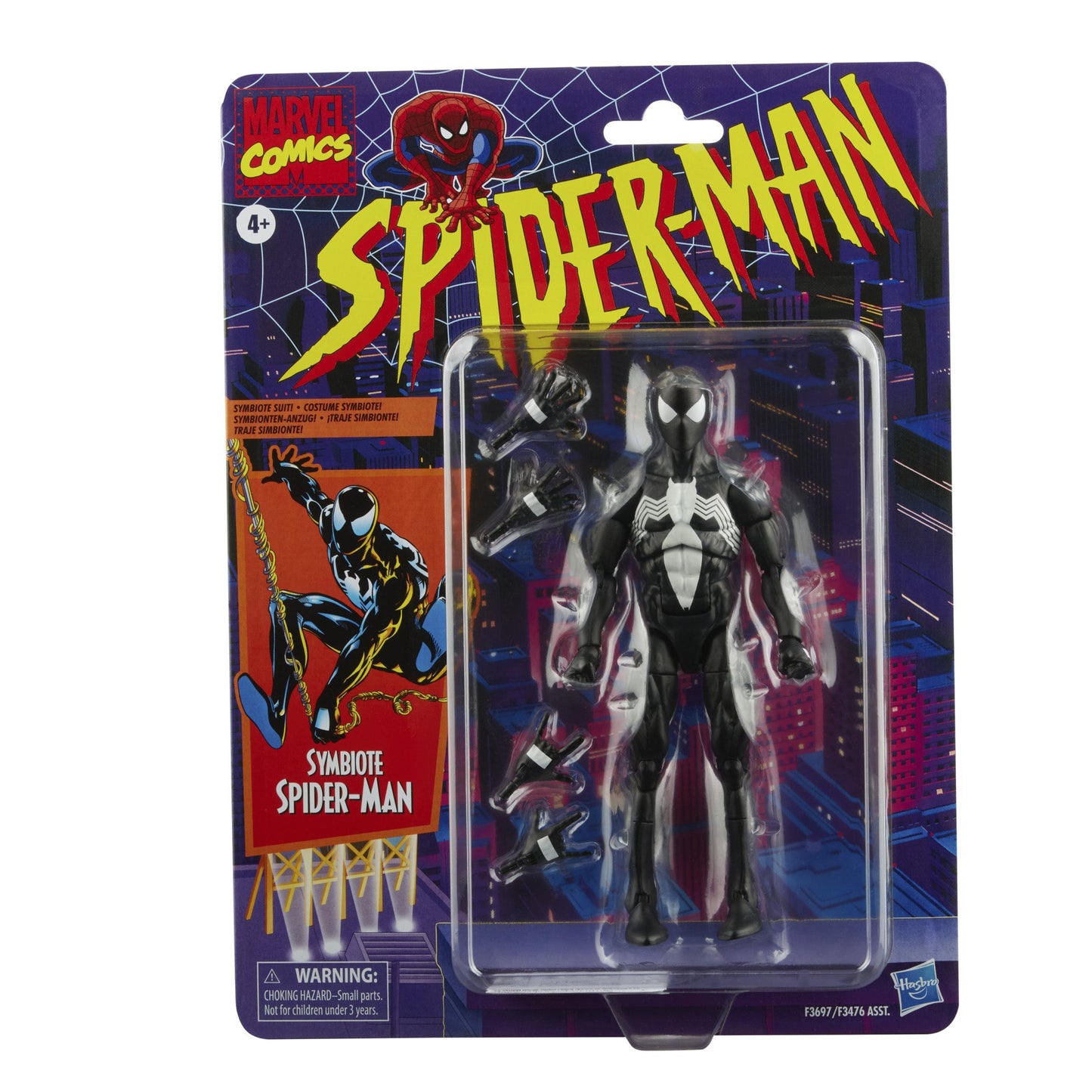 Marvel Legends Retro Spider-Man Simbionte