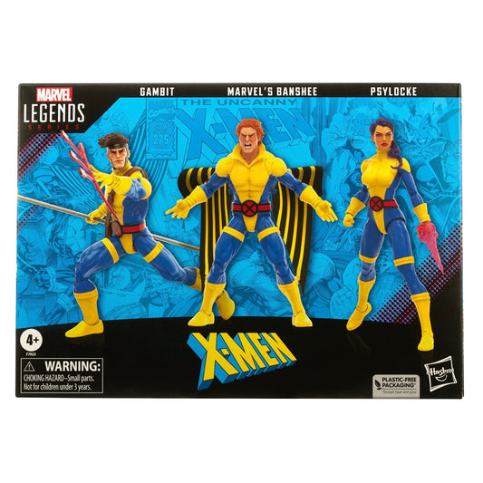 Marvel Legends X-Men 3 Pack Gambit/Banshee/Psylocke ENVIO