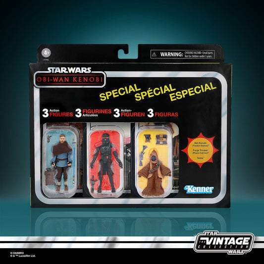 Star Wars The Vintage Collection Obi Wan Kenobi Special 3 Pack EXCLUSIVO 2do Pago