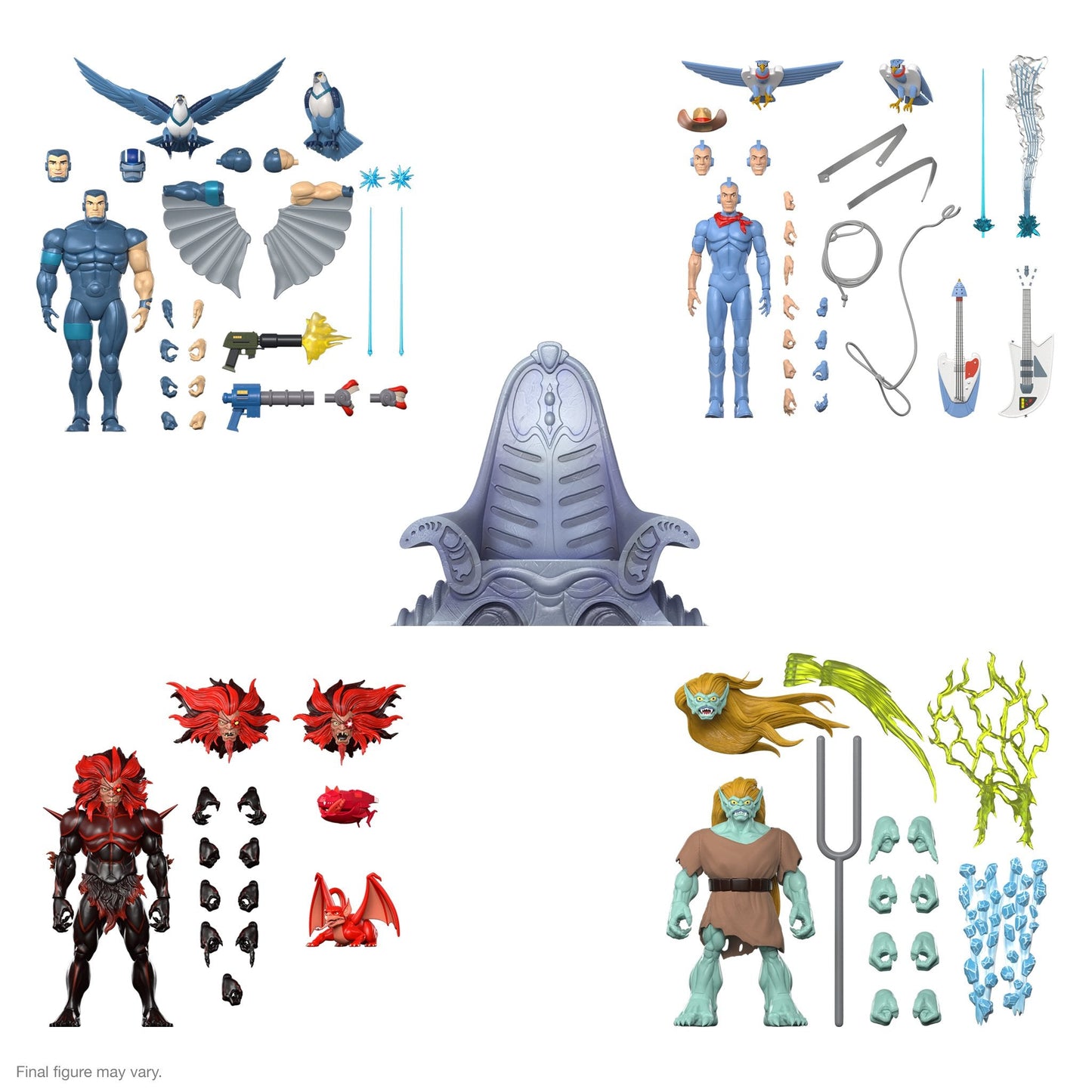 Super7 Silverhawks Ultimates Wave 2 Set B ABANDONADO