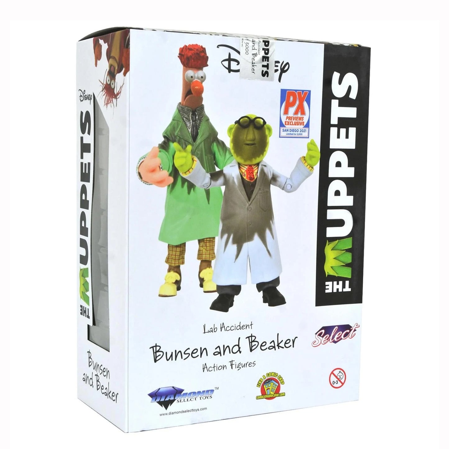 The Muppets Dr. Bunsen Honeydew & Beaker Deluxe SDCC21 EXCLUSIVA